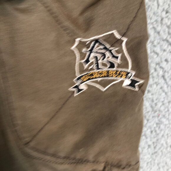 VTG y2k Anchor Blue Cargo Shorts Mens SIze 34 Emboridered Baggy Skate Wideleg - Picture 5 of 8